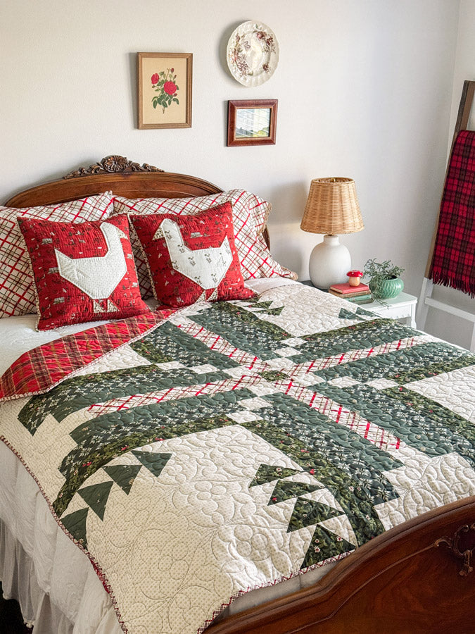 Tall Pines Throw Quilt Kit
