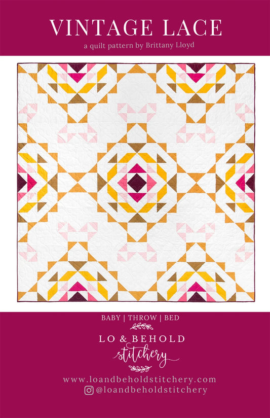 Vintage Lace Pattern by Lo & Behold Stitchery