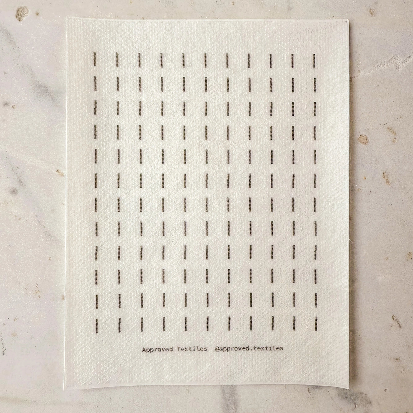 Agnes Martin Mending and Embellishment Transfer