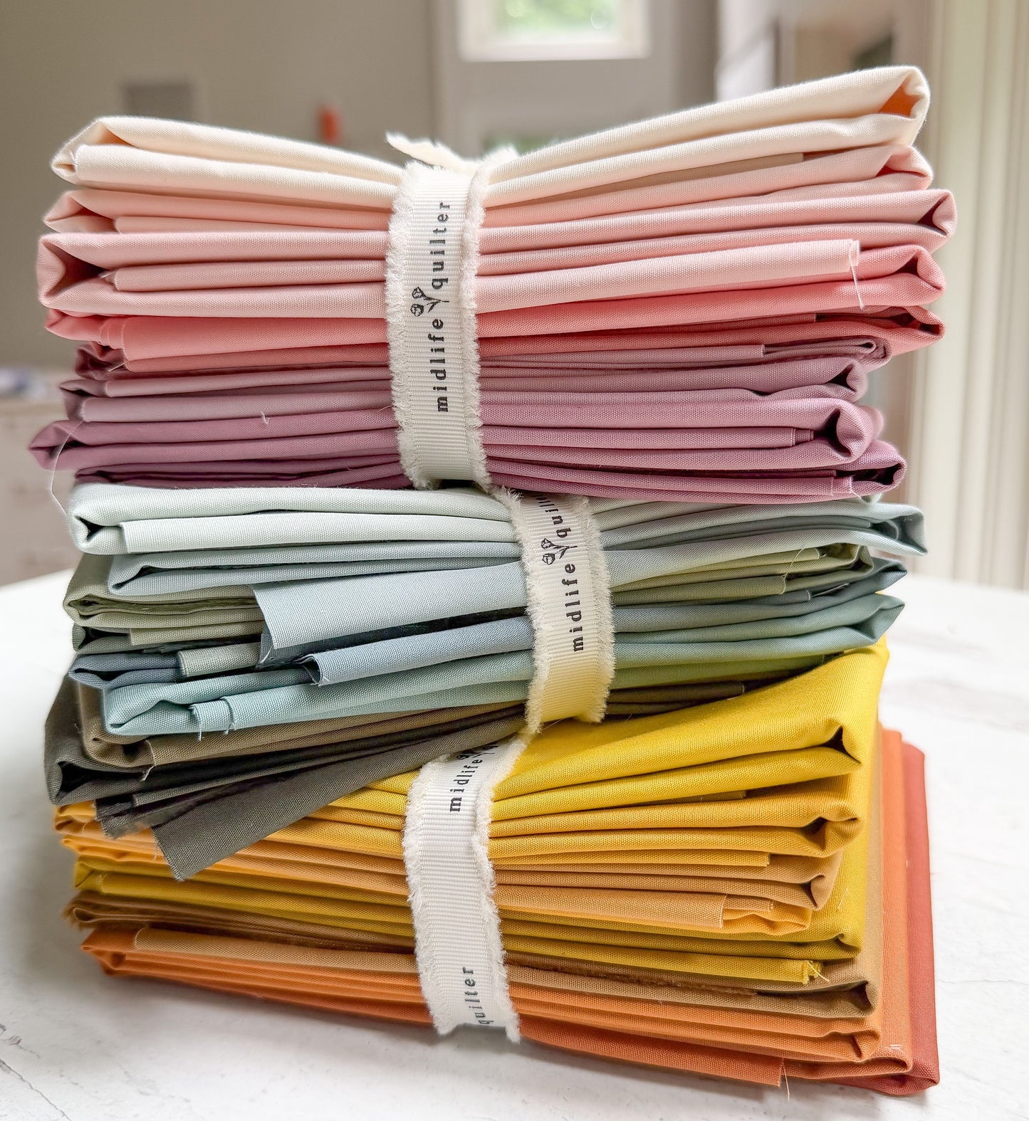 Pure Solids Bundles Curate by the Midlife Quilter