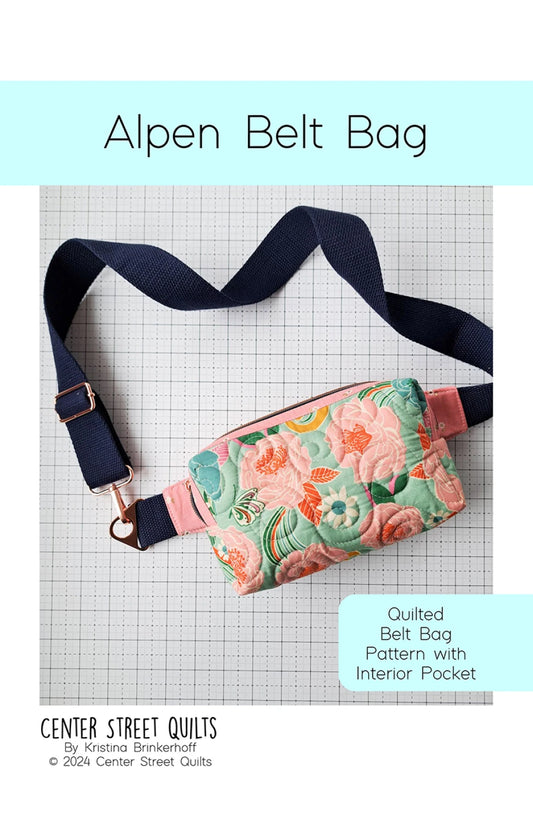 Alpen Belt Bag Paper Pattern