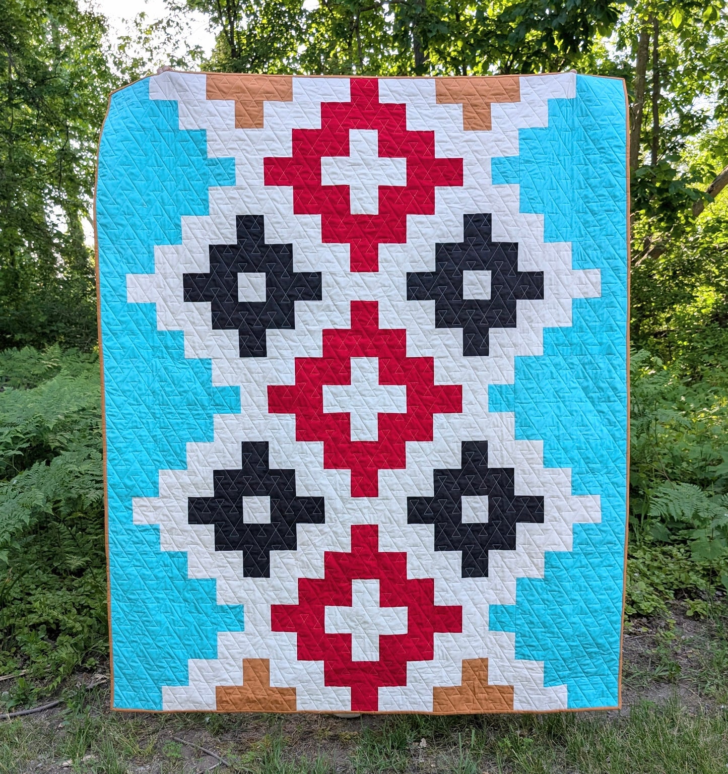 Andes Ode Throw Size Quilt Kit