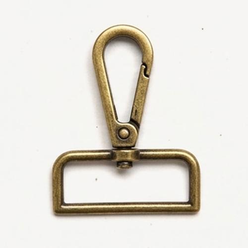 Antique Brass 1.5" Swivel Snap Hook