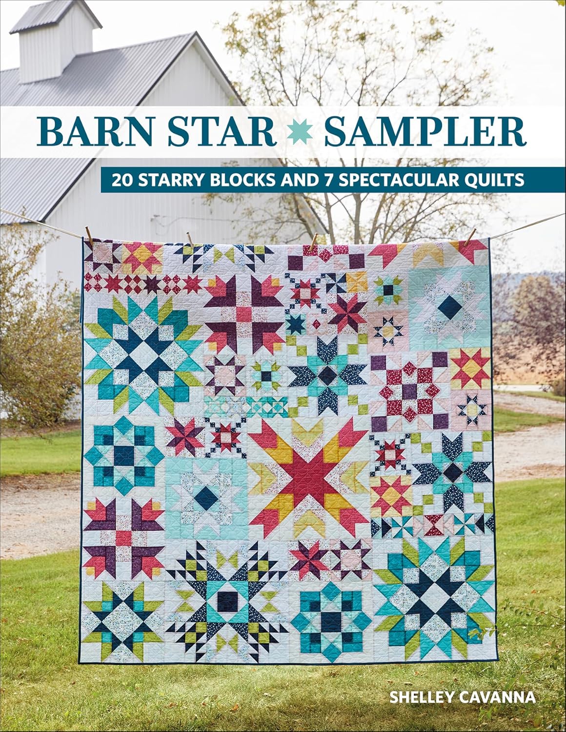 Barn Star Sampler: 20 Starry Blocks and 7 Spectacular Quilts by Shelley Cavanna