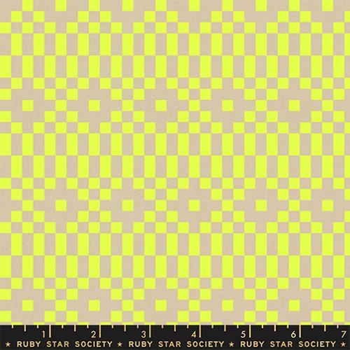 Bitmapped Neon Yellow