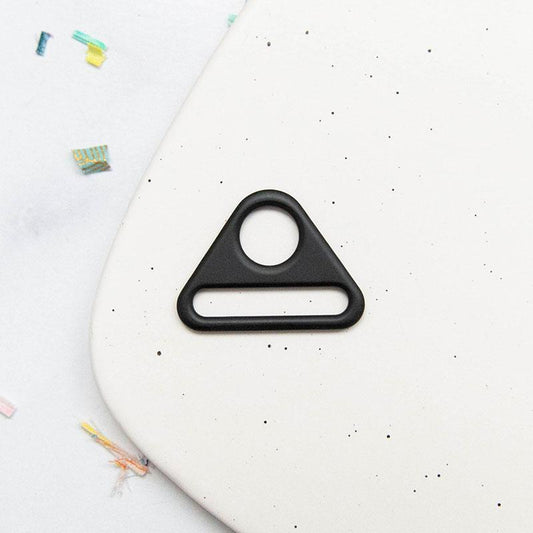 Matte Black 1.5" Triangle Ring