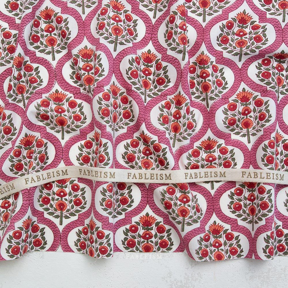 Lattice Floral in Pink