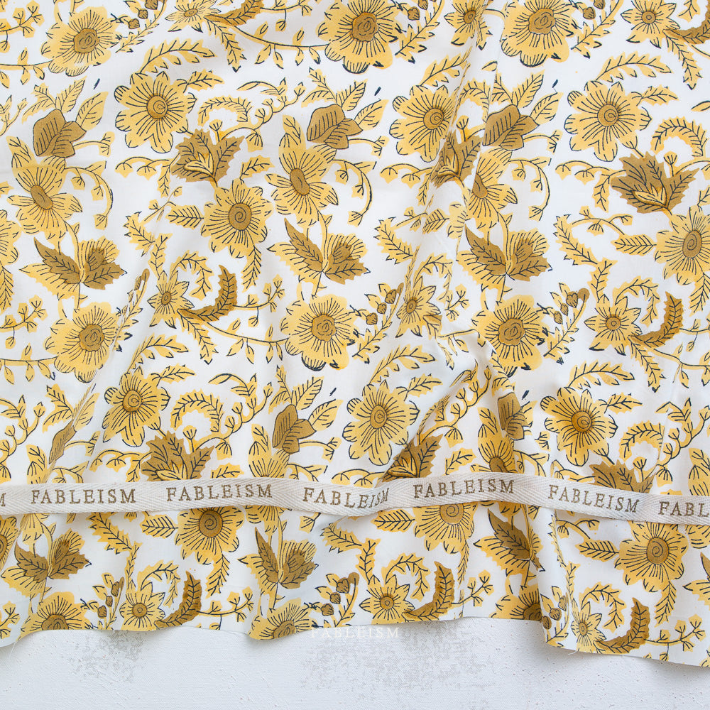Country Floral in Yellow