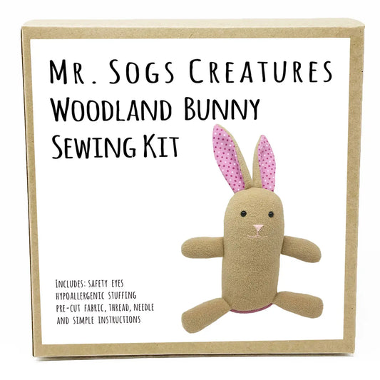 Woodland Bunny DIY Plush Sewing Kit