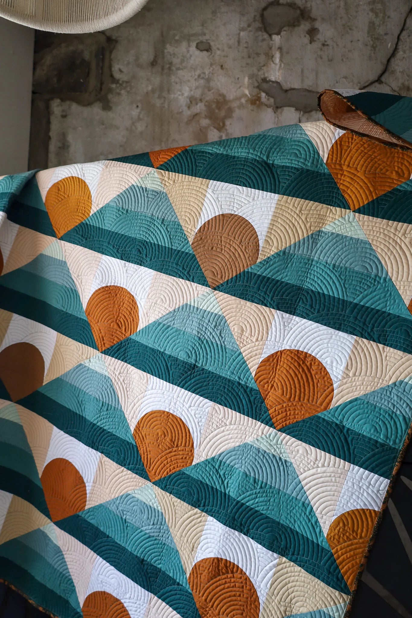 Mountain Horizon Cascade Version Throw Quilt Kit