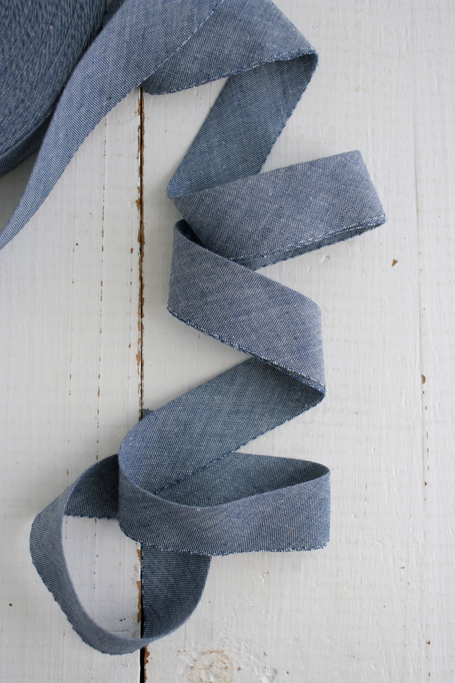 2.5" Bias Quilt Binding - Chambray Indigo
