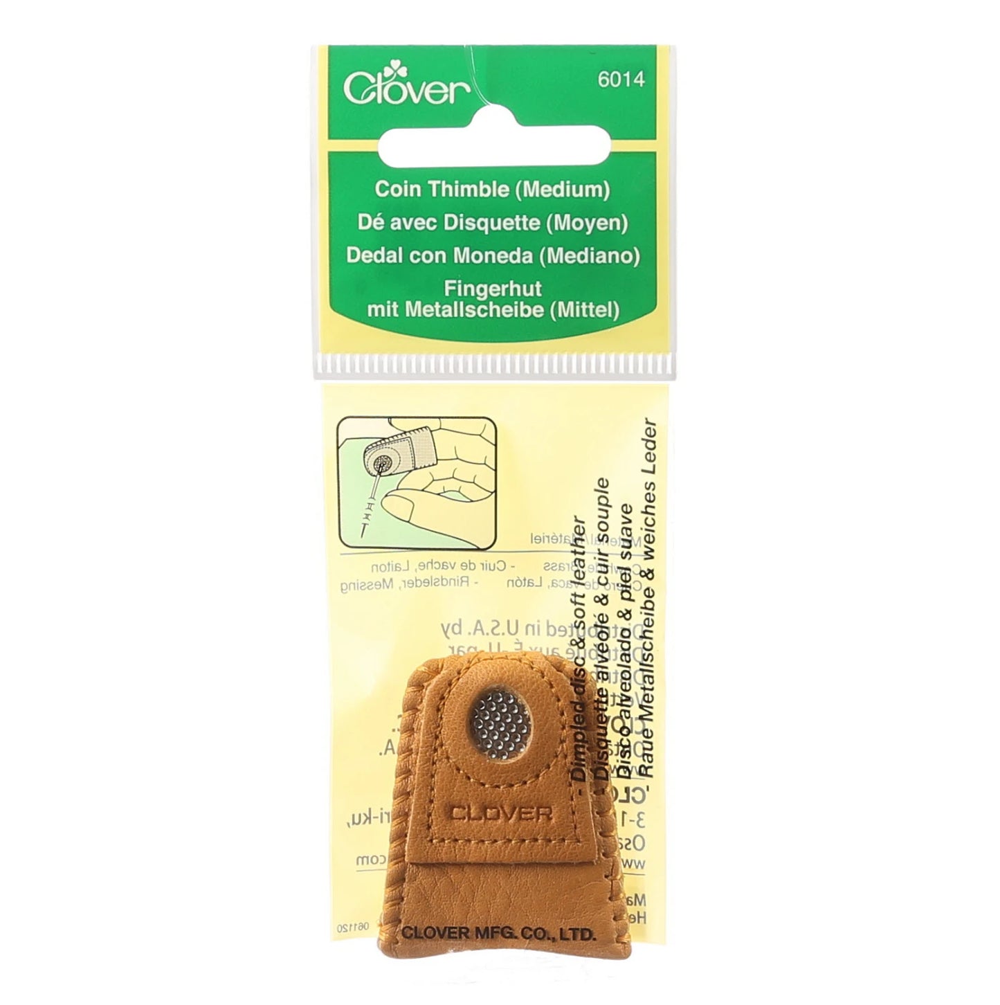 Clover Coin Thimble, Medium