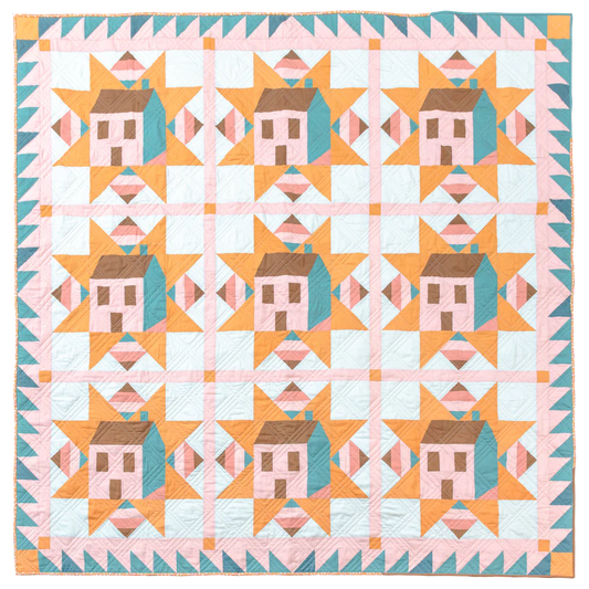 Cottagecore Cover Throw Quilt Kit