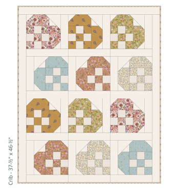 Patchwork Hearts Cover Version Quilt Kit