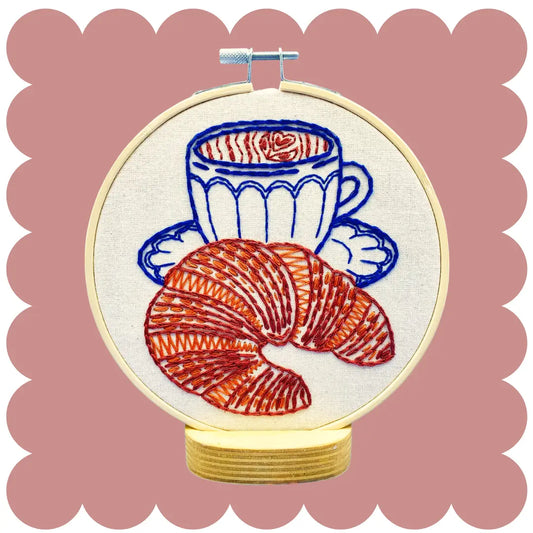 Croissant Complete Embroidery Kit
