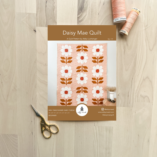 Daisy Mae Quilt Paper Pattern by Abby Maed
