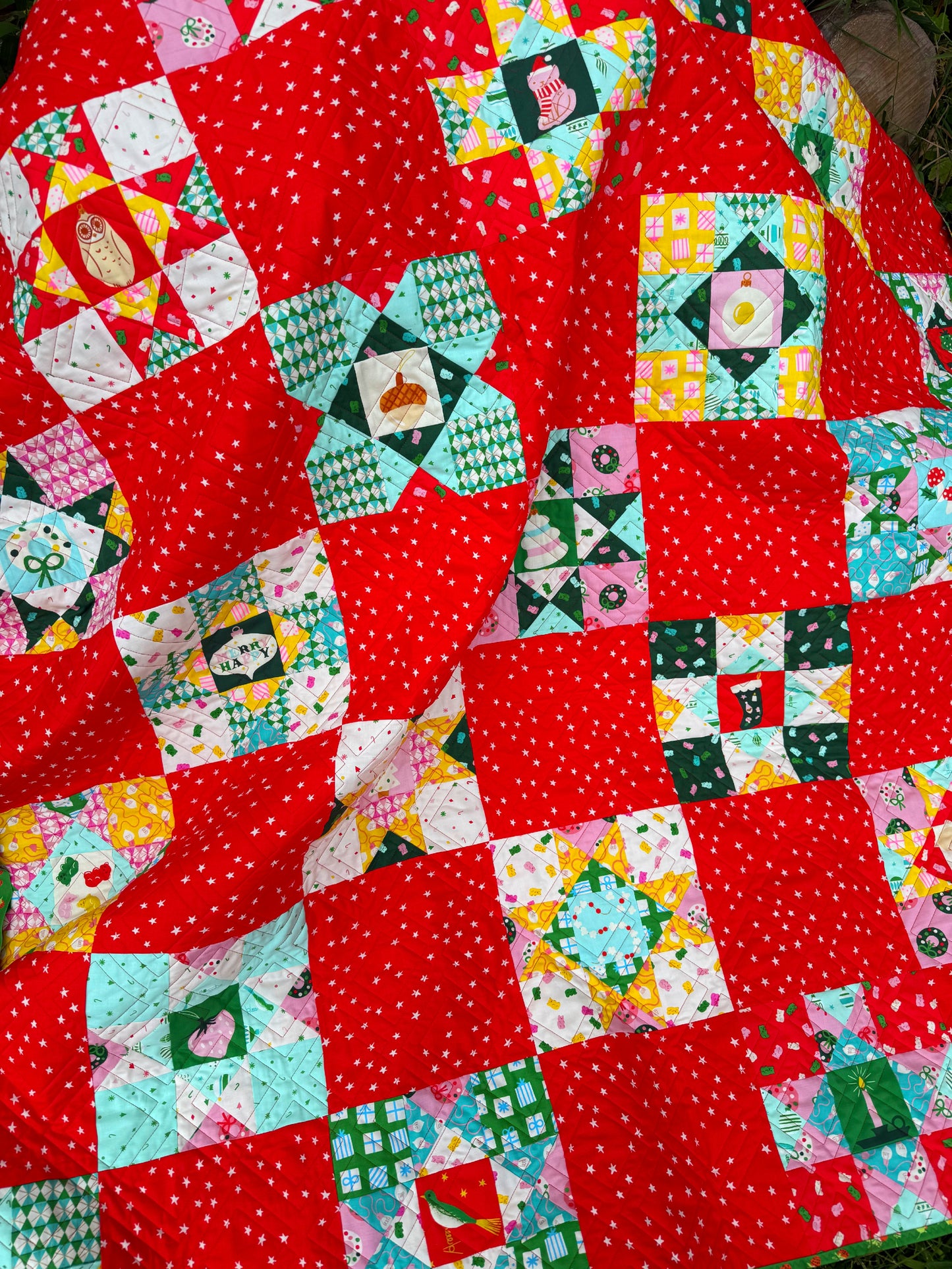 Dear Judith Christmas Throw Quilt Kit