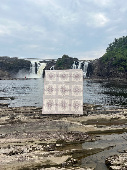 Deschutes Two-Color Version Quilt Kit in Multiple Sizes