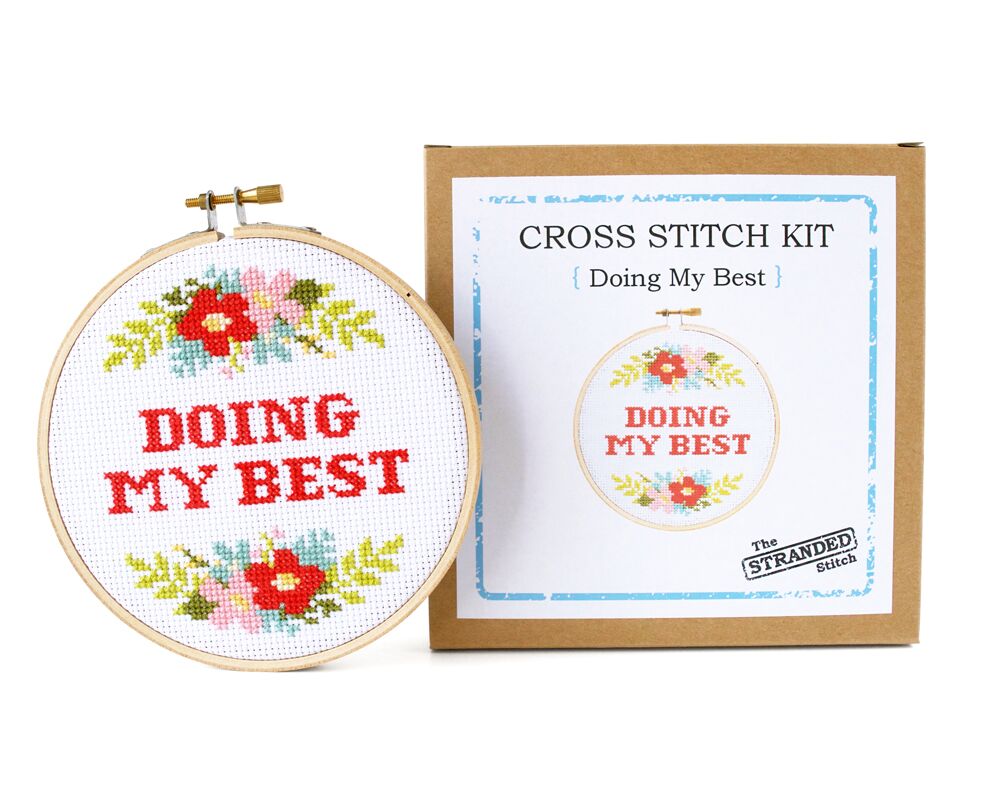 Doing my Best Cross Stitch Kit