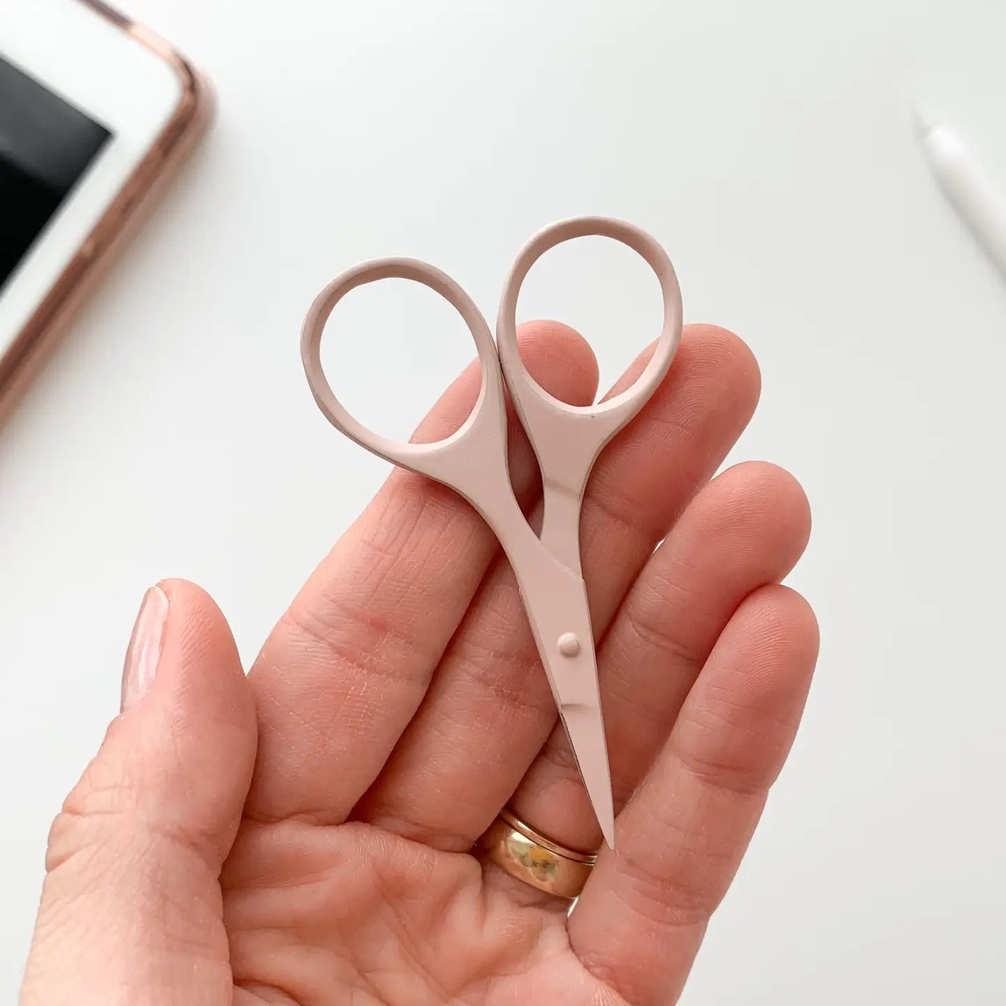 Embroidery Scissors, Blush