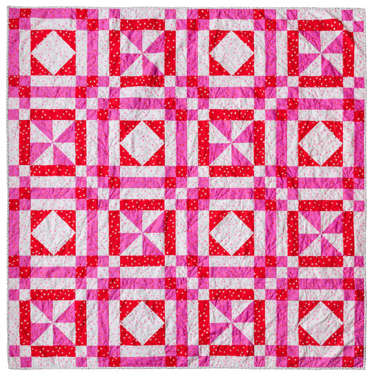 Fairgrounds Throw Size Starry Quilt Kit