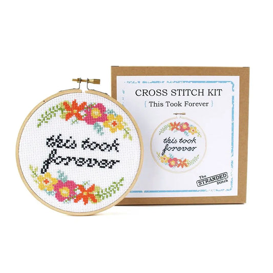 This Took Forever Cross Stitch Kit