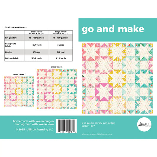 Go and Make Quilt Paper Pattern