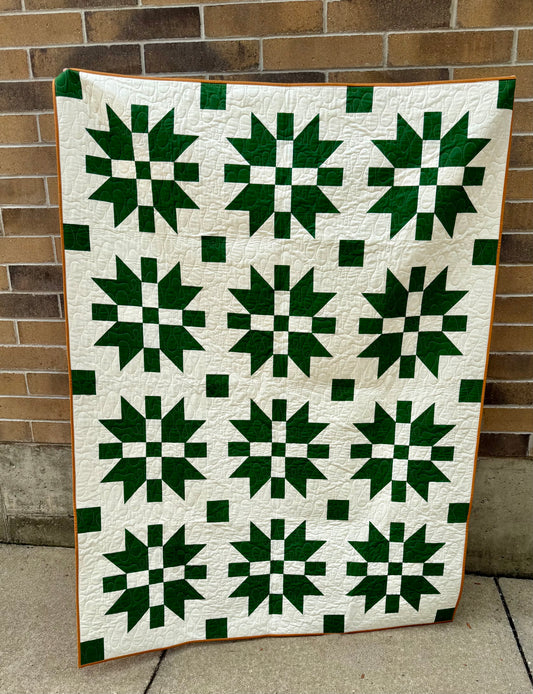 Christmas Joy THROW Quilt Kit
