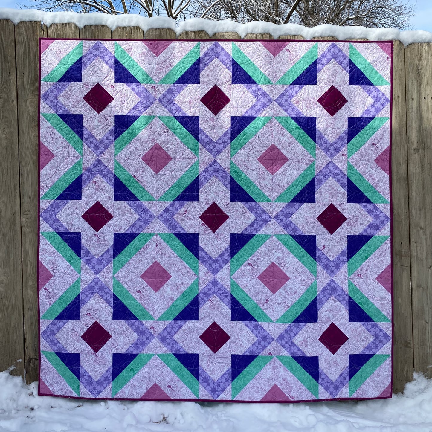 Hamilton Transparency Quilt Paper Pattern