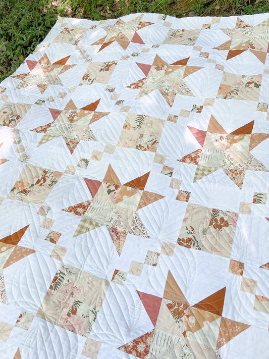 Hesper Cover Throw Size Quilt Kit