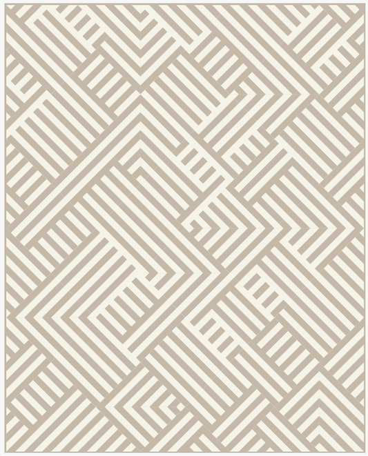 Interwoven Two-Tone Throw Quilt Kit