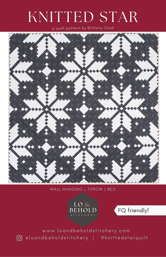 Knitted Star by Lo & Behold Stitchery