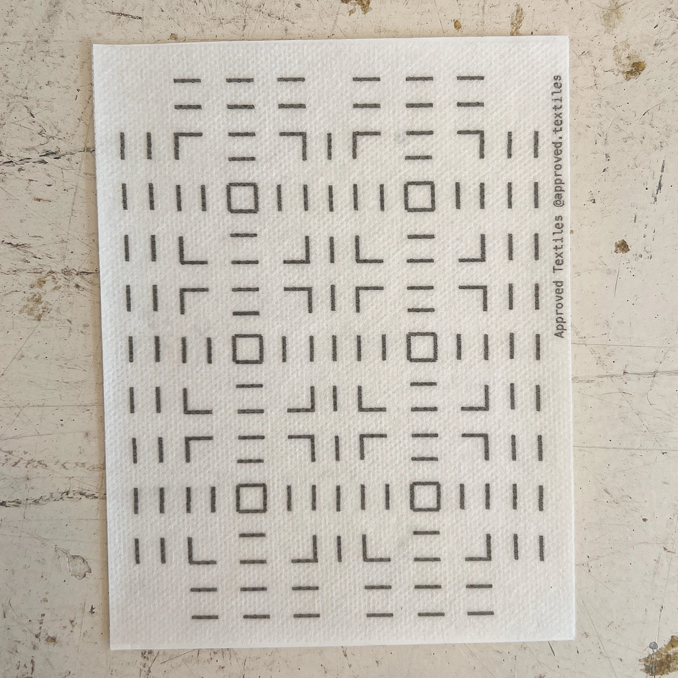 Large Square Mending and Embellishment Transfer