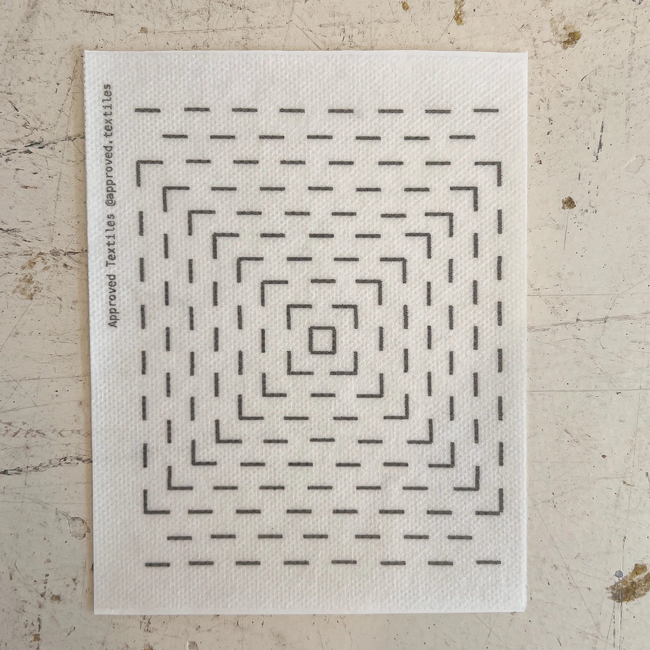 Large Square Mending and Embellishment Transfer