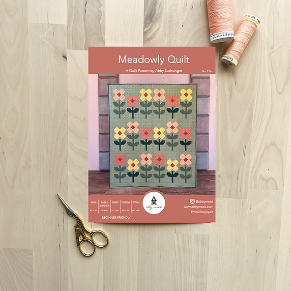 Meadowly Quilt Paper Pattern by Abby Maed