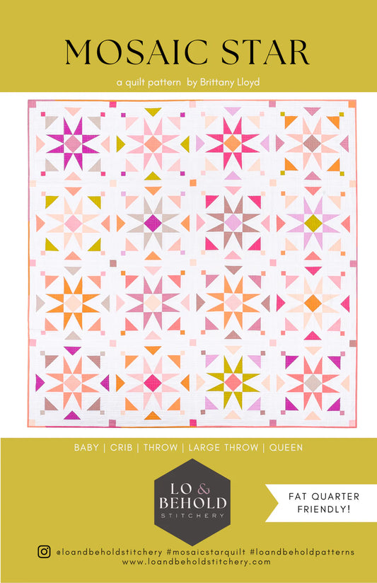 Mosaic Star by Lo & Behold Stitchery