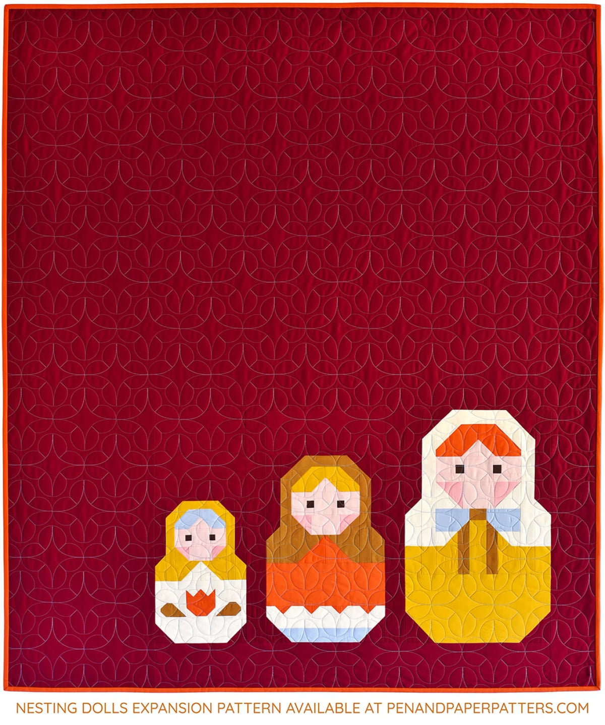 Nesting Dolls Paper Quilt Pattern