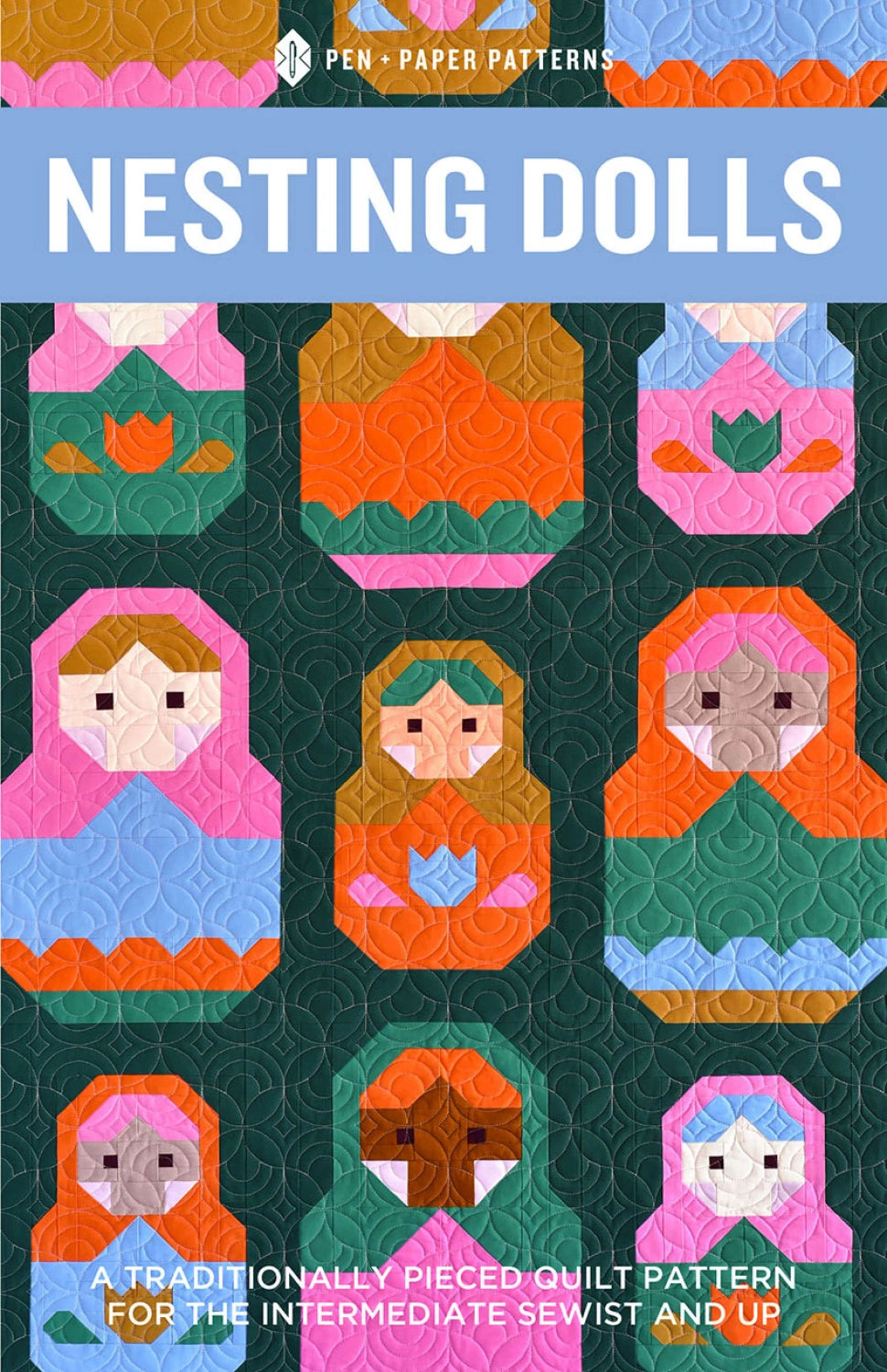 Nesting Dolls Paper Quilt Pattern
