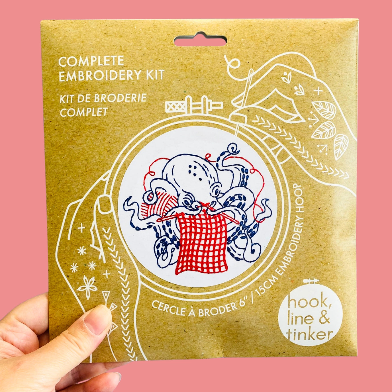 Octopus Complete Embroidery Kit