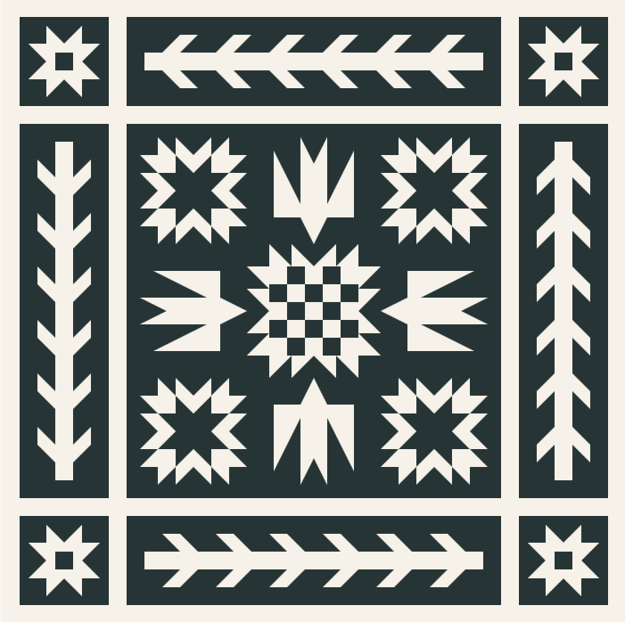 Artemis + Fowl Throw Size Two-Tone Quilt Kit
