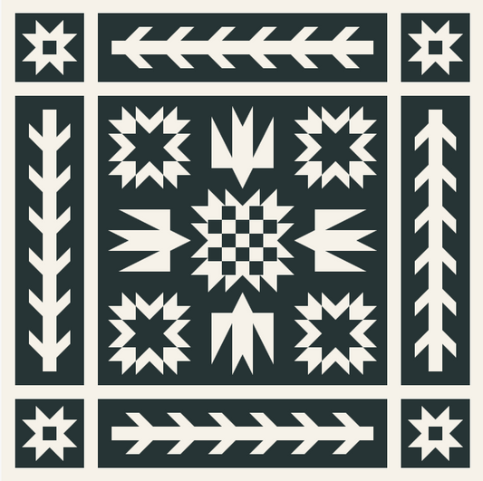 Artemis + Fowl Throw Size Two-Tone Quilt Kit