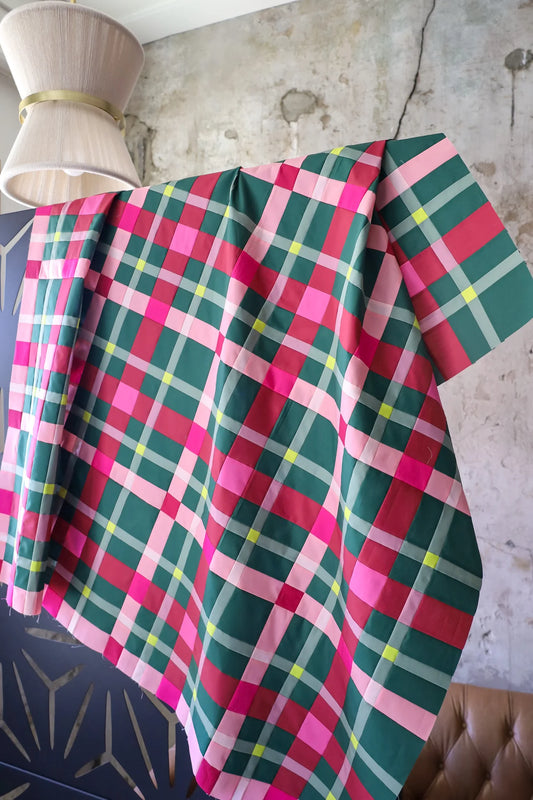Petite Plaid Spiceberry Version Small Throw Quilt Kit
