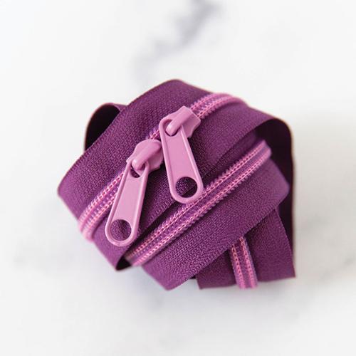30" Plum Zipper