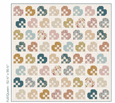 Patchwork Hearts Cover Version Quilt Kit