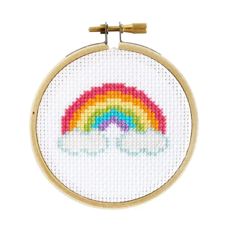 Rainbow Mini Rainbow Cross Stitch Kit