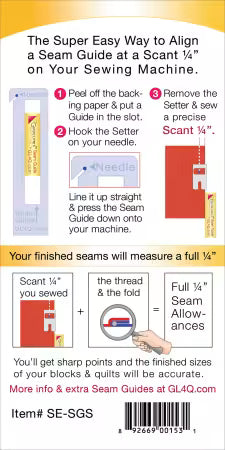 Super Easy Seam Guide Setter with Six Guides