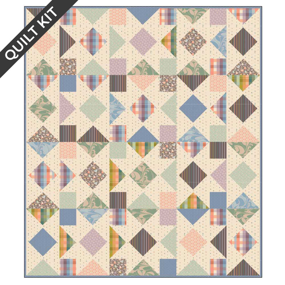 Slow Summer Throw Size Starling Quilt Kit