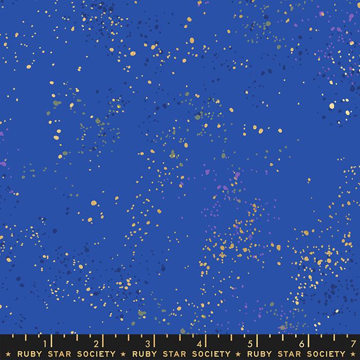 Speckled Metallic Blue Ribbon
