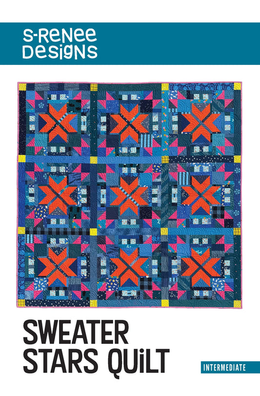 Sweater Stars Quilt Paper Pattern