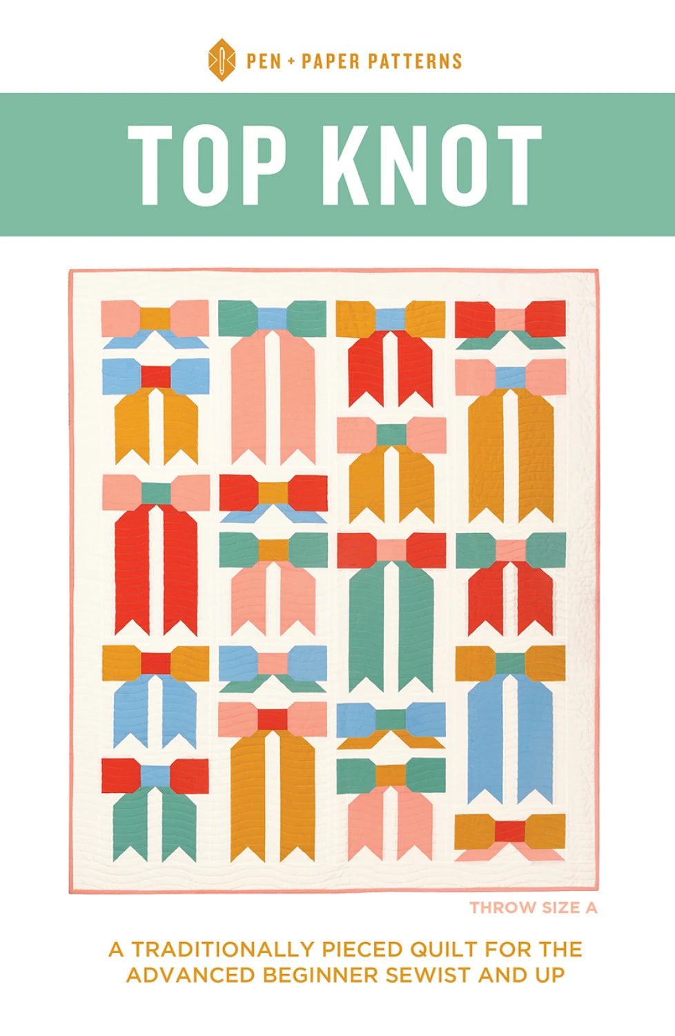 Top Knot Paper Quilt Pattern